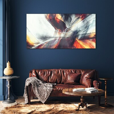 Dynamic Color Transformations Glass Print