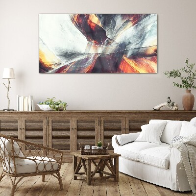 Dynamic Color Transformations Glass Print