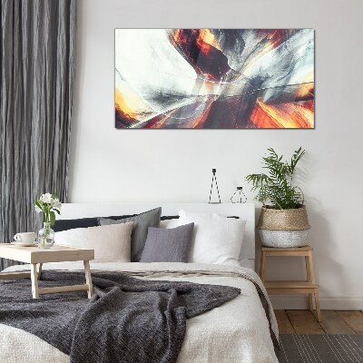 Dynamic Color Transformations Glass Print