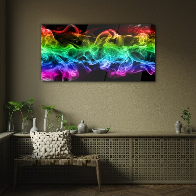 Modern abstract Glass Print