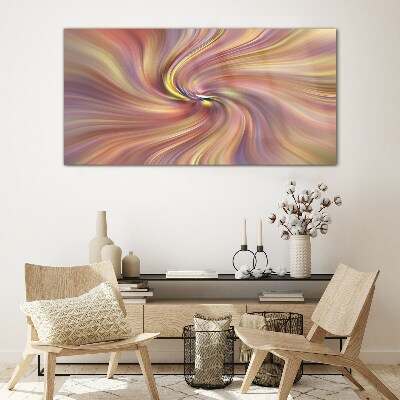 A whirlwind of colorful emotions Glass Print