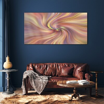 A whirlwind of colorful emotions Glass Print