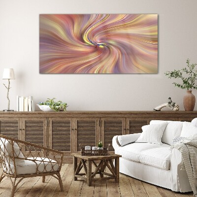A whirlwind of colorful emotions Glass Print