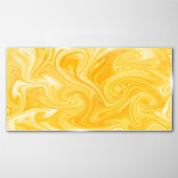 Sunny vortex Glass Print