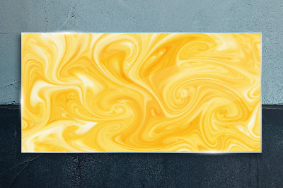 Sunny vortex Glass Print