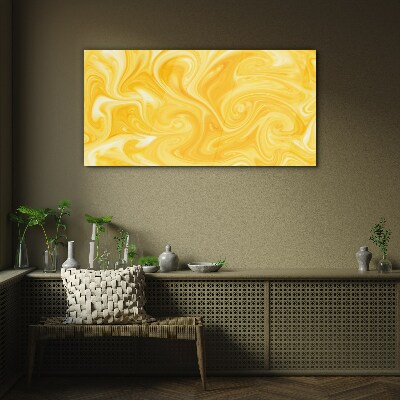 Sunny vortex Glass Print