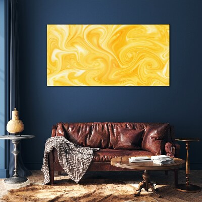 Sunny vortex Glass Print
