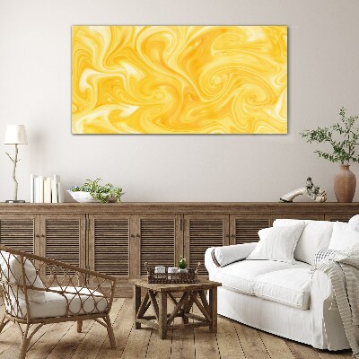 Sunny vortex Glass Print