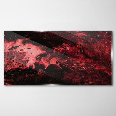 Bloody Shades of Chaos Glass Print