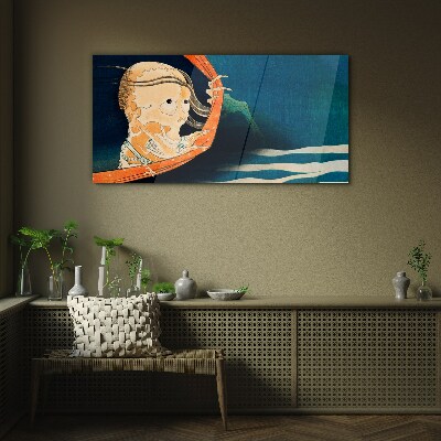 The phenomenon of water and spirit Glass Wall Art