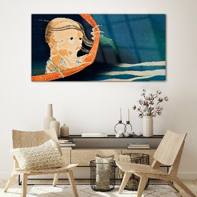 The phenomenon of water and spirit Glass Wall Art
