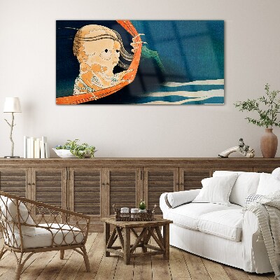 The phenomenon of water and spirit Glass Wall Art
