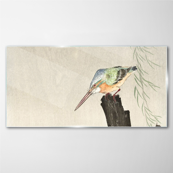 Golden Tern in Nature Glass Wall Art