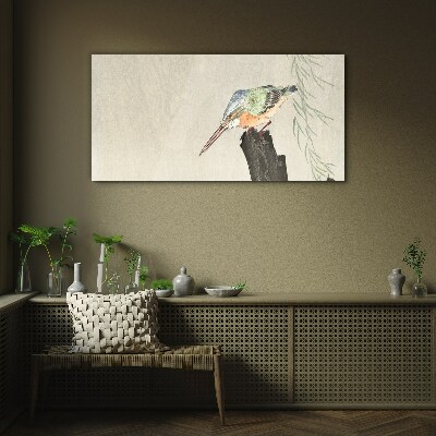 Golden Tern in Nature Glass Wall Art