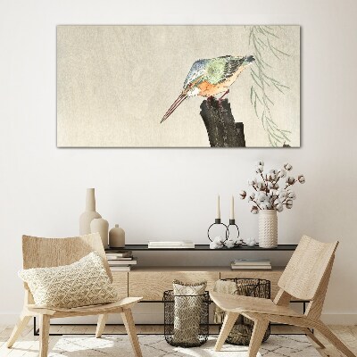 Golden Tern in Nature Glass Wall Art