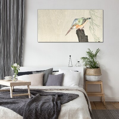 Golden Tern in Nature Glass Wall Art