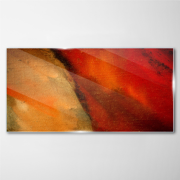Awakening of colors Glass Print