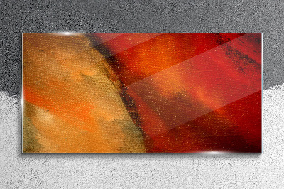 Awakening of colors Glass Print