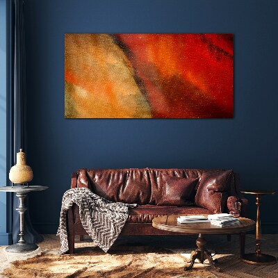 Awakening of colors Glass Print