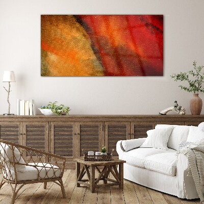 Awakening of colors Glass Print