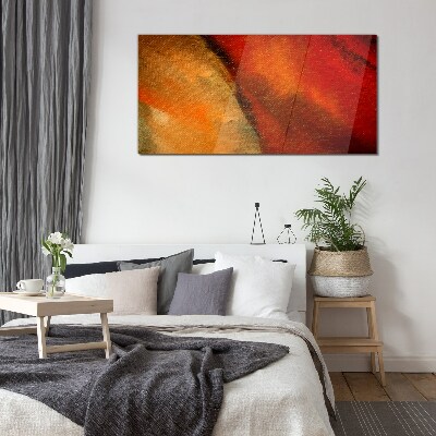 Awakening of colors Glass Print