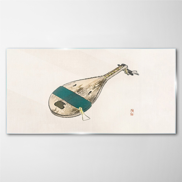 A musical instrument from China Glass Wall Art