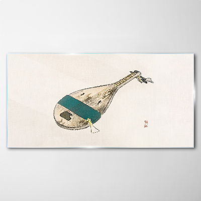 A musical instrument from China Glass Wall Art