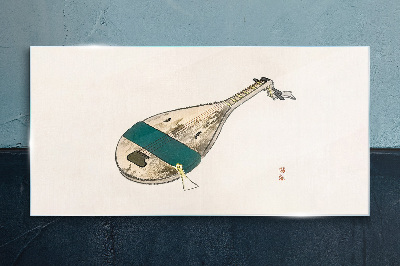A musical instrument from China Glass Wall Art