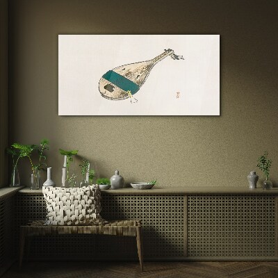 A musical instrument from China Glass Wall Art