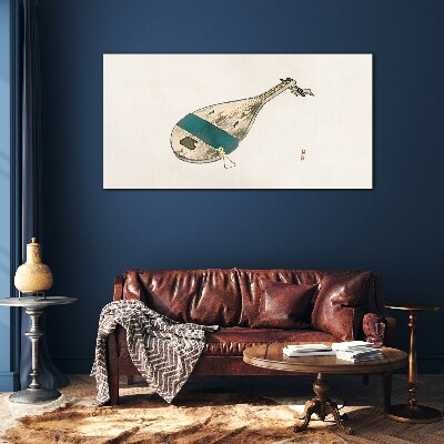 A musical instrument from China Glass Wall Art