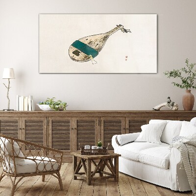 A musical instrument from China Glass Wall Art