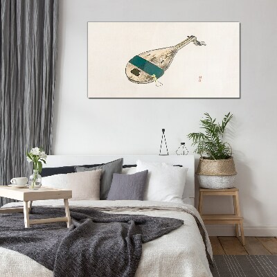 A musical instrument from China Glass Wall Art