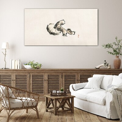 Sensual shapes of nature Glass Wall Art