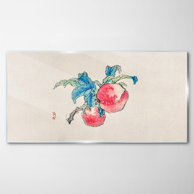 Fruity combination Glass Print
