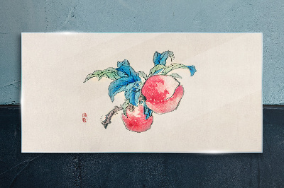 Fruity combination Glass Print