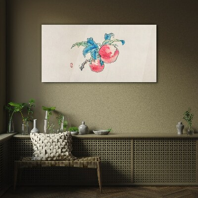 Fruity combination Glass Print