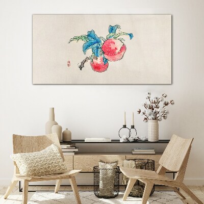 Fruity combination Glass Print