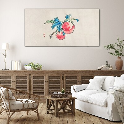 Fruity combination Glass Print