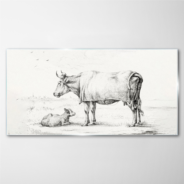 Peace in the Pasture Glass Print