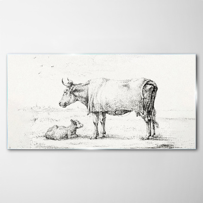 Peace in the Pasture Glass Print