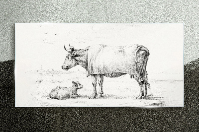 Peace in the Pasture Glass Print