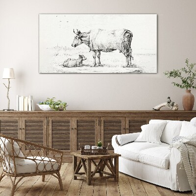 Peace in the Pasture Glass Print