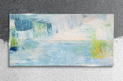 Tranquil Water Shades Glass Print
