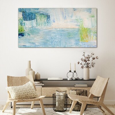 Tranquil Water Shades Glass Print