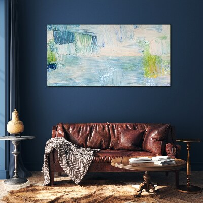 Tranquil Water Shades Glass Print