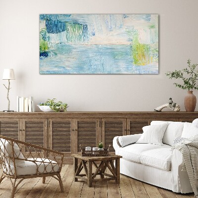 Tranquil Water Shades Glass Print