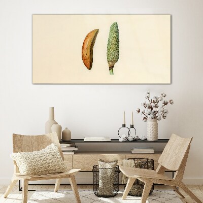 Modern fruit Glass Print