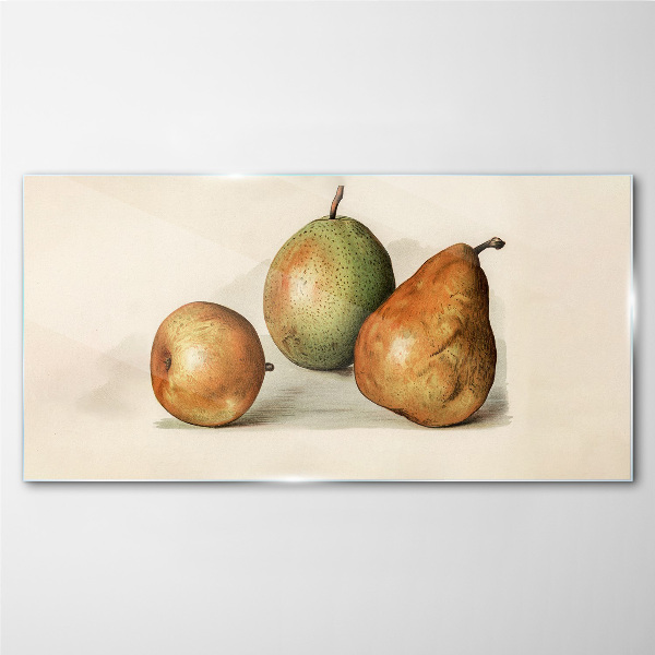 Fruity peace Glass Print