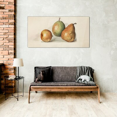 Fruity peace Glass Print