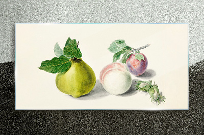 Fruity peace Glass Print
